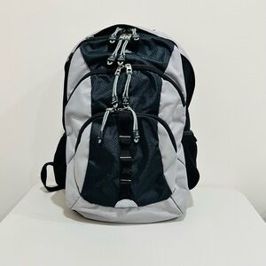 Vintage GreatLand Black Grey Camping Hiking Backpack Outdoors EUC